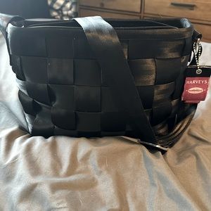 Black large cross body